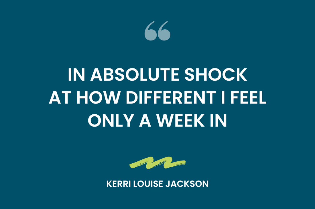 In absolute shock at how different I feel