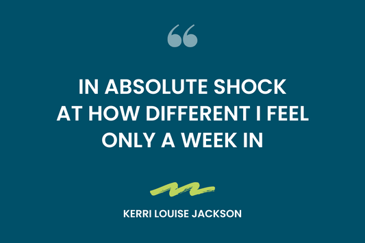 In absolute shock at how different I feel