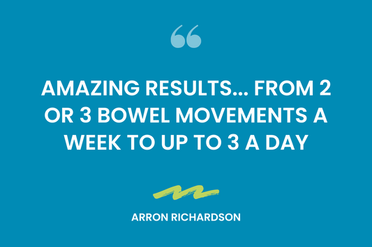 From 2 or 3 bowel movements a week to up to 3 a day
