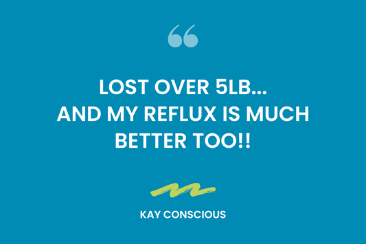 Lost over 5lb... And my reflux is much better too!!